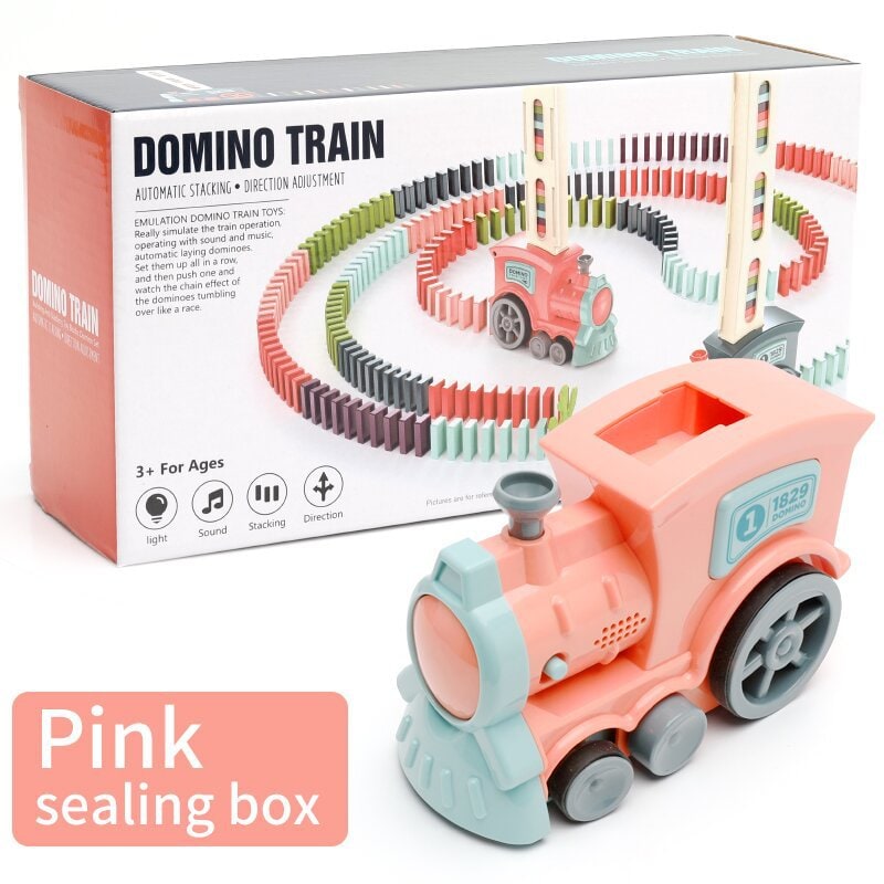 Electric Domino Express: Interactive Train Game for Kids