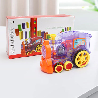 Electric Domino Express: Interactive Train Game for Kids