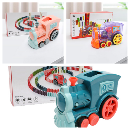 Electric Domino Express: Interactive Train Game for Kids