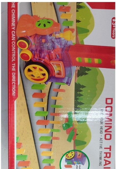 Electric Domino Express: Interactive Train Game for Kids