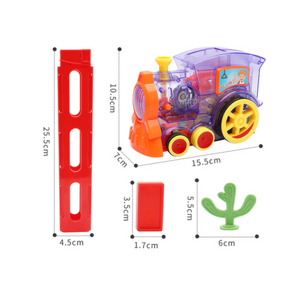 Electric Domino Express: Interactive Train Game for Kids