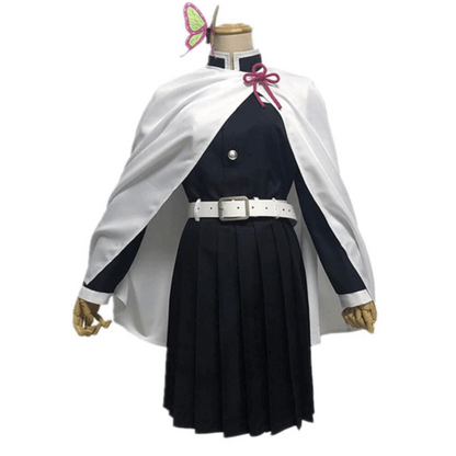 Complete Anime Character Costume Set with Stylish Haori Jacket