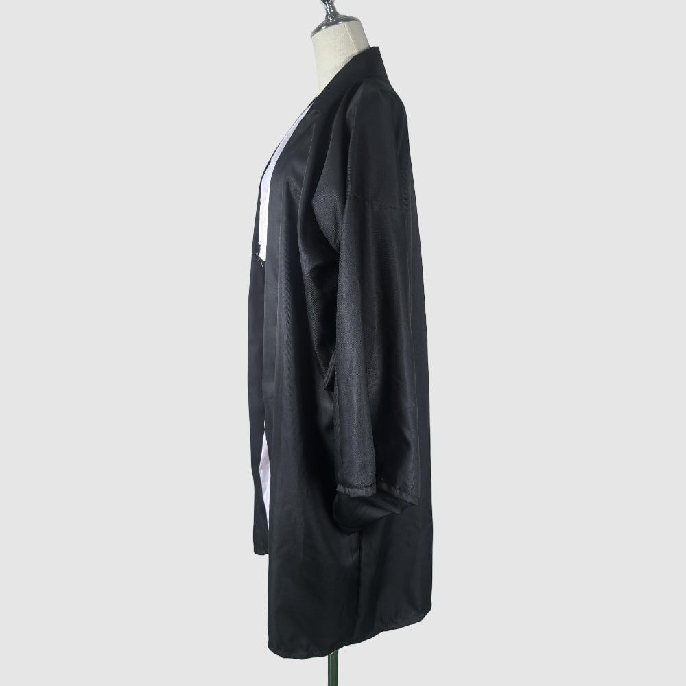 Complete Anime Character Costume Set with Stylish Haori Jacket