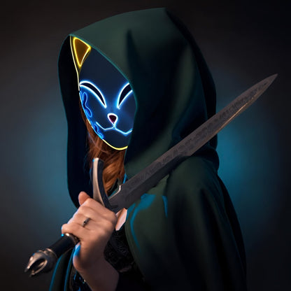 Epic Flame Warrior Anime Costume Set for Kids and Adults