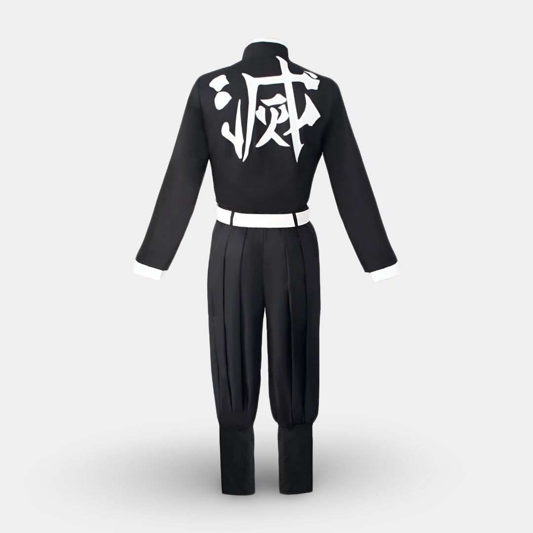 Epic Flame Warrior Anime Costume Set for Kids and Adults