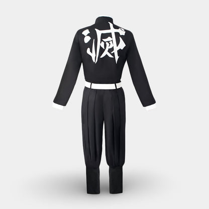 Epic Flame Warrior Anime Costume Set for Kids and Adults