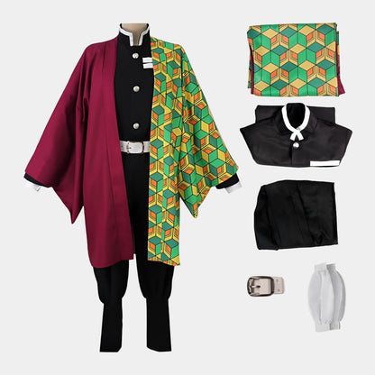 Stunning Anime Cosplay Ensemble with Haori Jacket for Parties