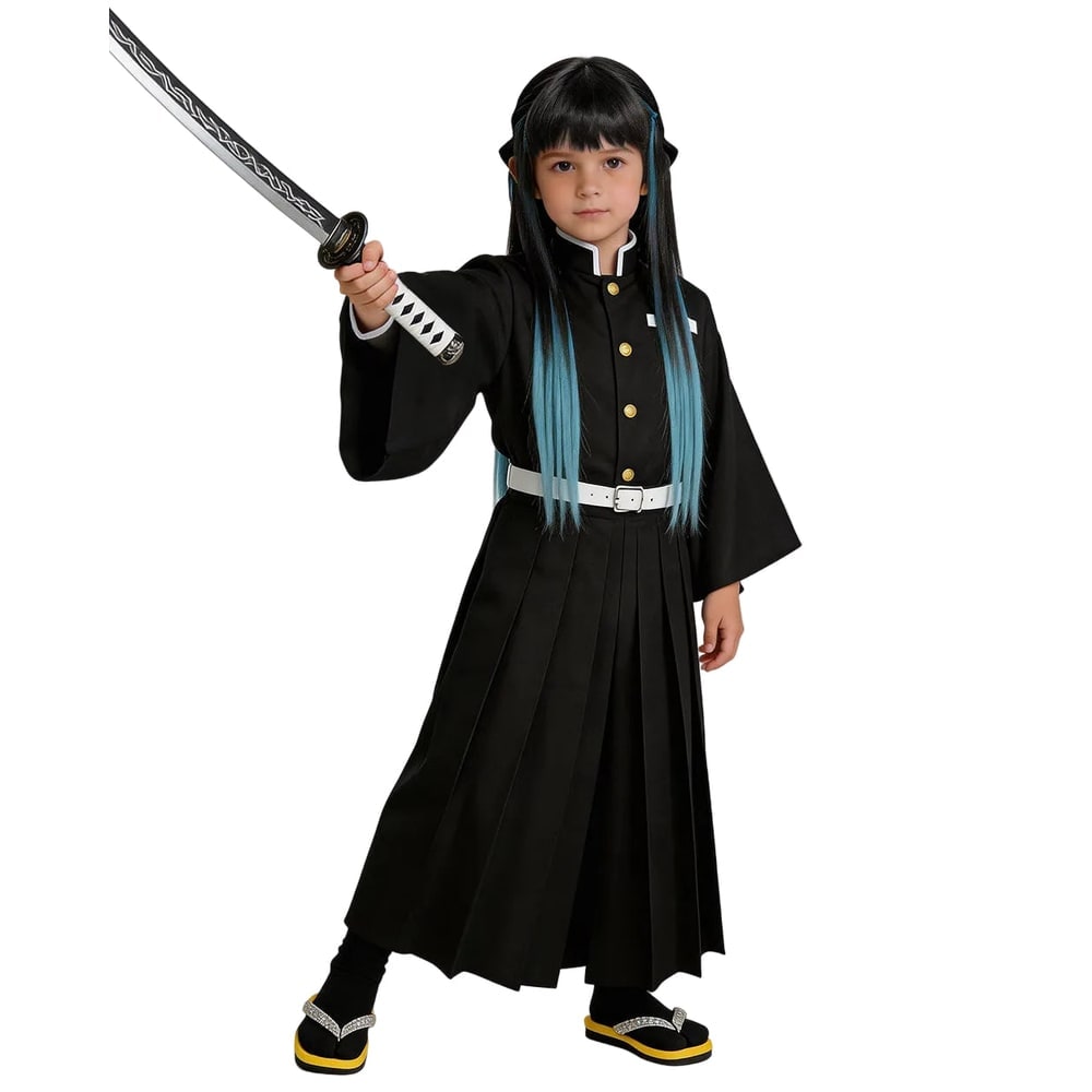 Children's Anime-Inspired Costume with Stylish Jacket and Pants