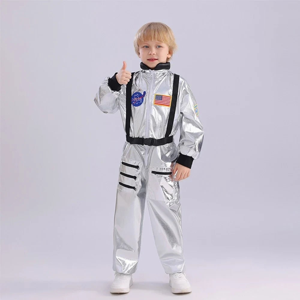 Galaxy Explorer Kids' Costume Jumpsuit for Halloween Fun