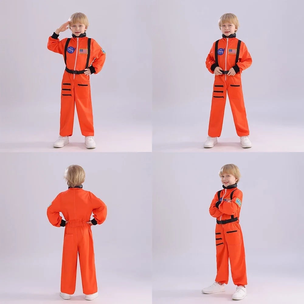 Galaxy Explorer Kids' Costume Jumpsuit for Halloween Fun