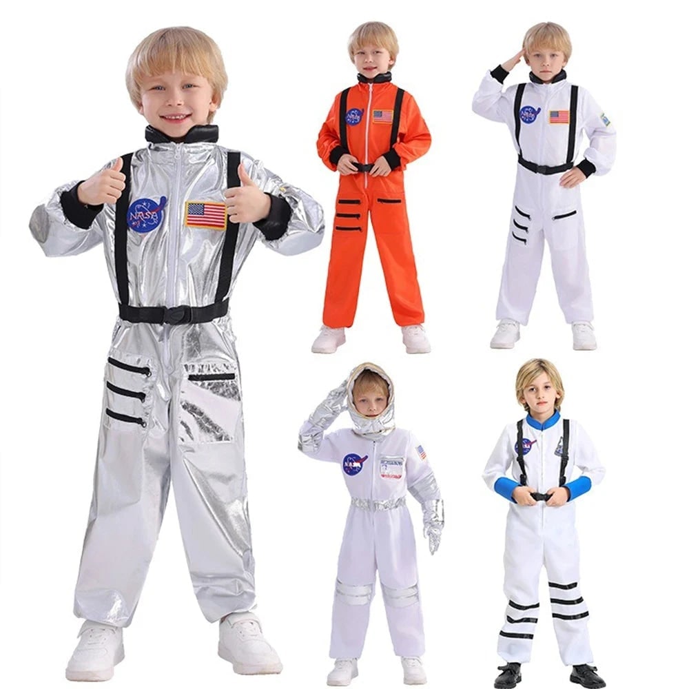 Galaxy Explorer Kids' Costume Jumpsuit for Halloween Fun