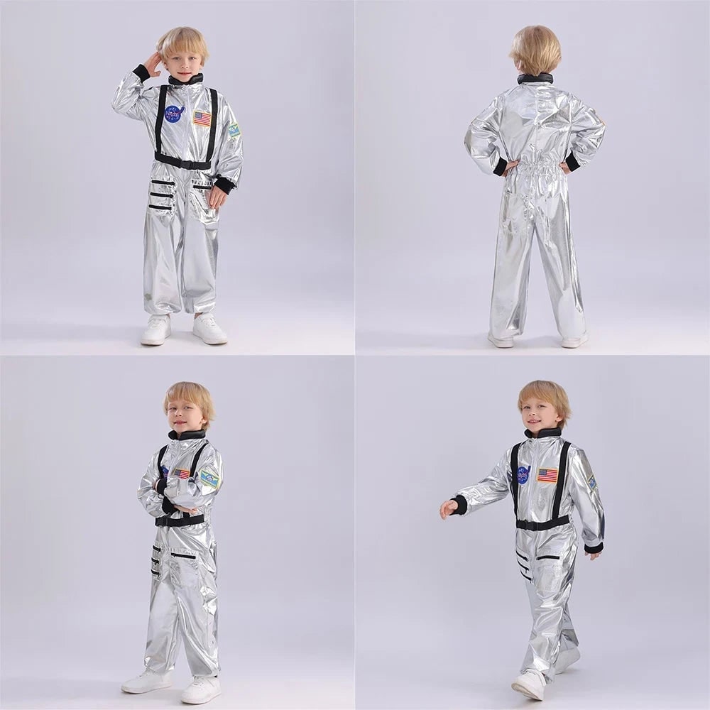 Galaxy Explorer Kids' Costume Jumpsuit for Halloween Fun