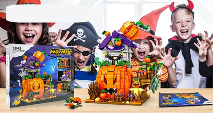 Spooky Halloween Building Blocks Set for Creative Fun
