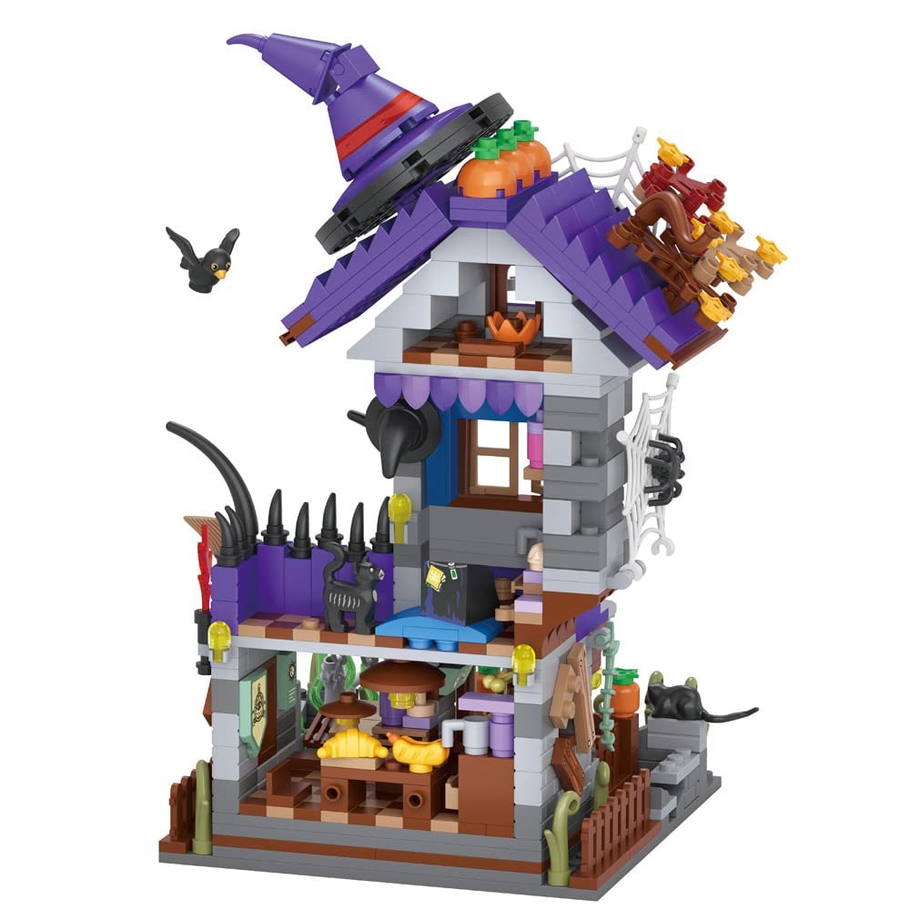 Spooky Halloween Building Blocks Set for Creative Fun