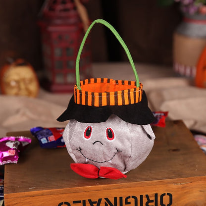Delightful Plush Trick-or-Treat Bag for Halloween Adventures