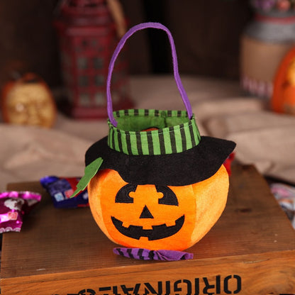 Delightful Plush Trick-or-Treat Bag for Halloween Adventures