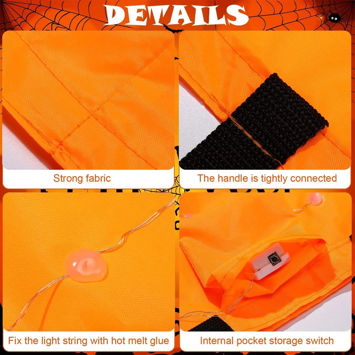 Illuminate Your Halloween with Our LED Pumpkin Candy Collector