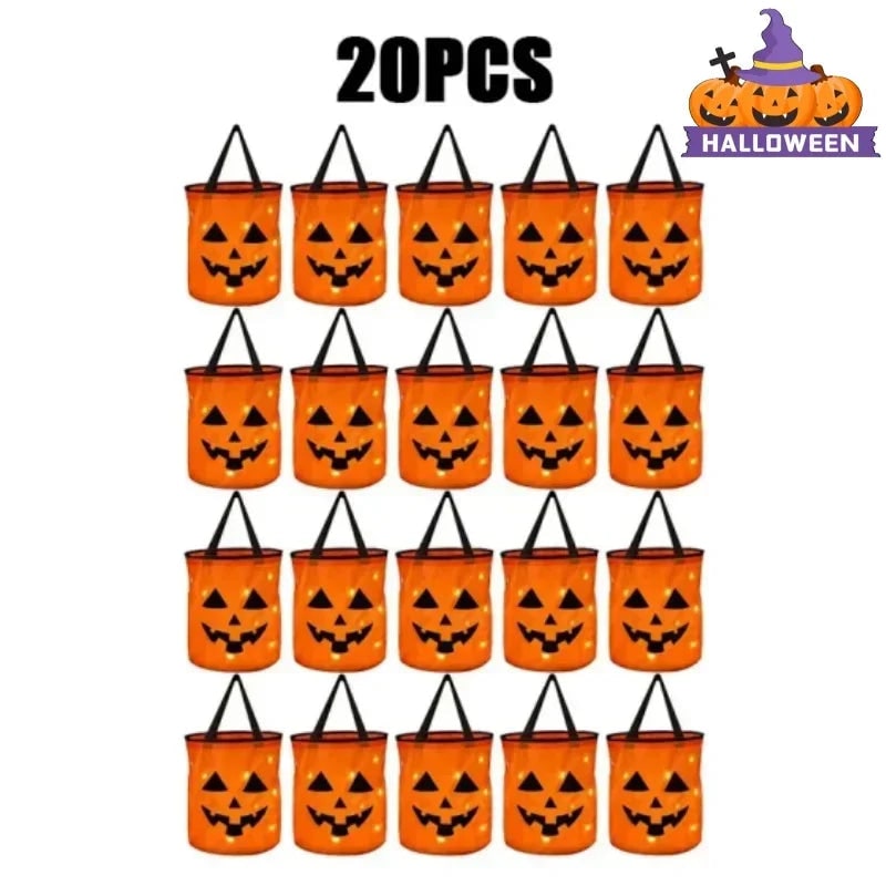 Illuminate Your Halloween with Our LED Pumpkin Candy Collector