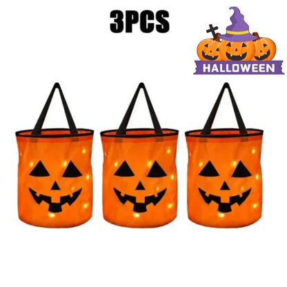 Illuminate Your Halloween with Our LED Pumpkin Candy Collector