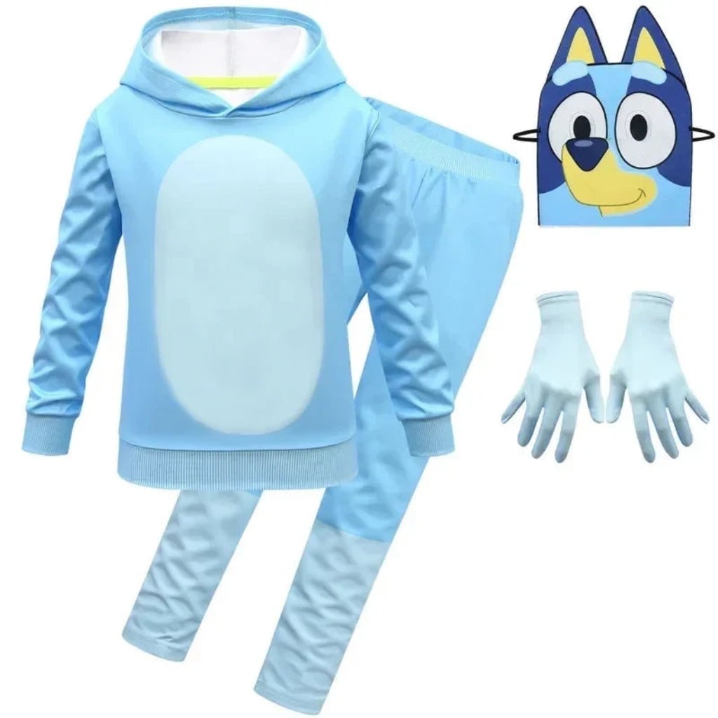 Enchanting Costume Set for Kids – Hoodie, Pants, and Mask