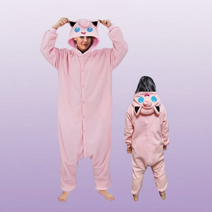 Festive Character-Themed Fleece Pajamas for Holiday Fun