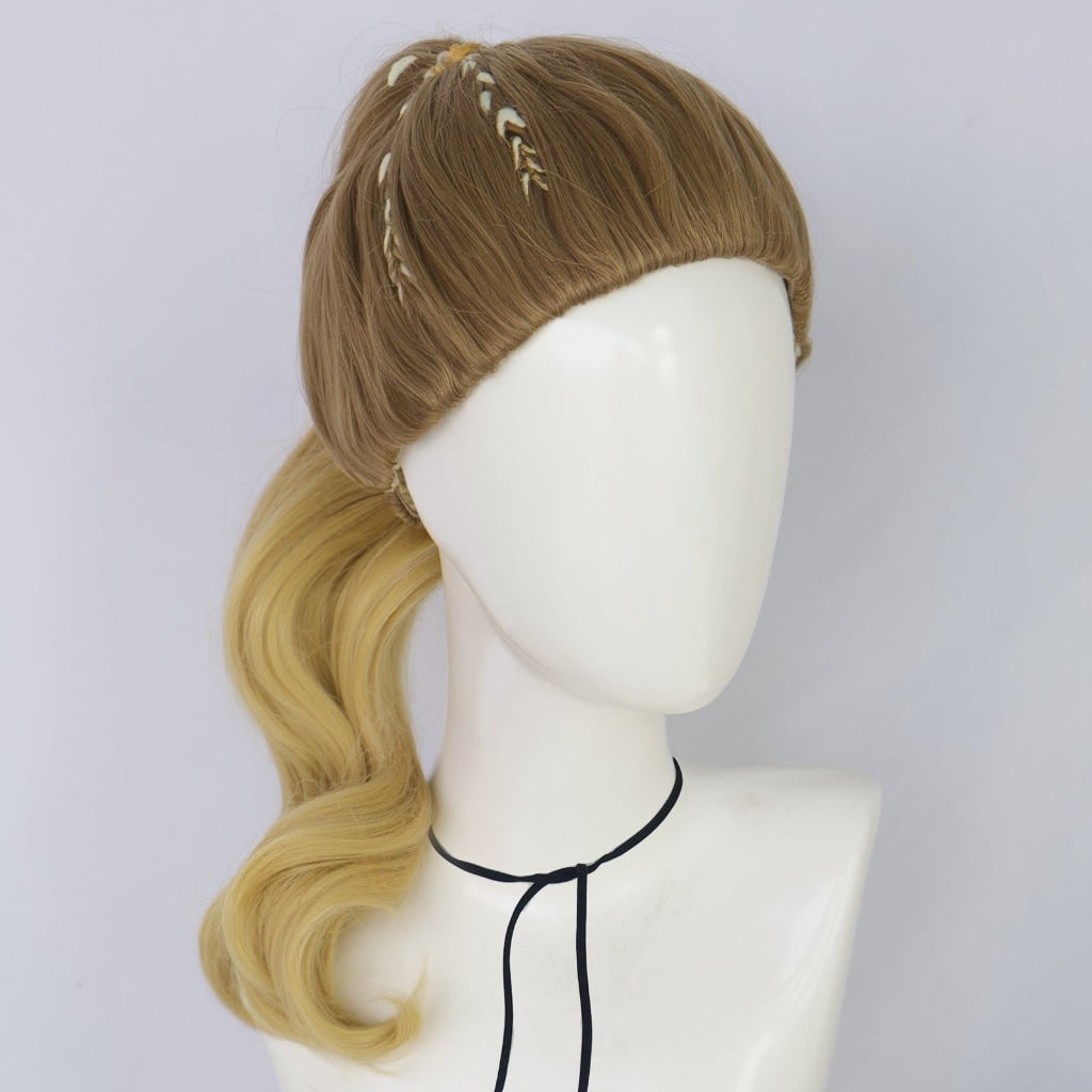 Children's Anime-Inspired Costume with High-Neck Top and Skirt