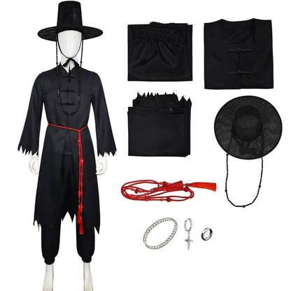 Traditional Korean Costume Set for Kids with Hat & Accessories
