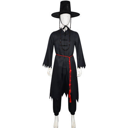 Traditional Korean Costume Set for Kids with Hat & Accessories
