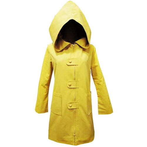 Bright Yellow Rain Jacket Costume for Kids - Perfect for Halloween