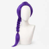 Purple Side Braid