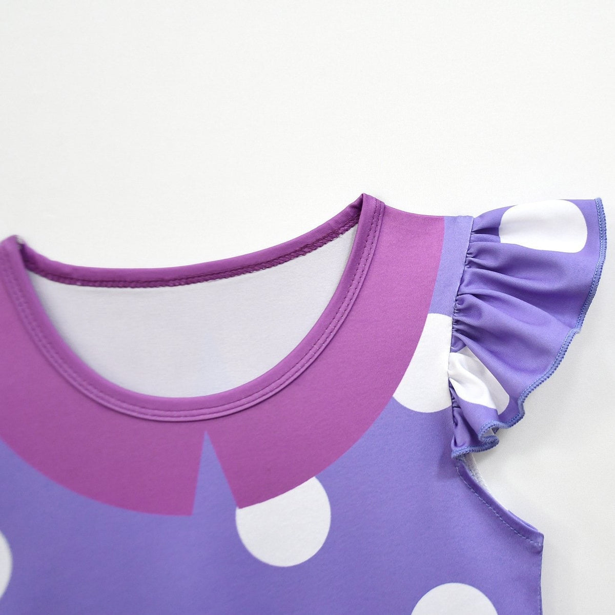 Charming Polka Dot Dress for Kids' Halloween Fun