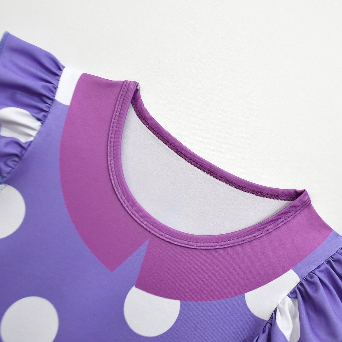 Charming Polka Dot Dress for Kids' Halloween Fun