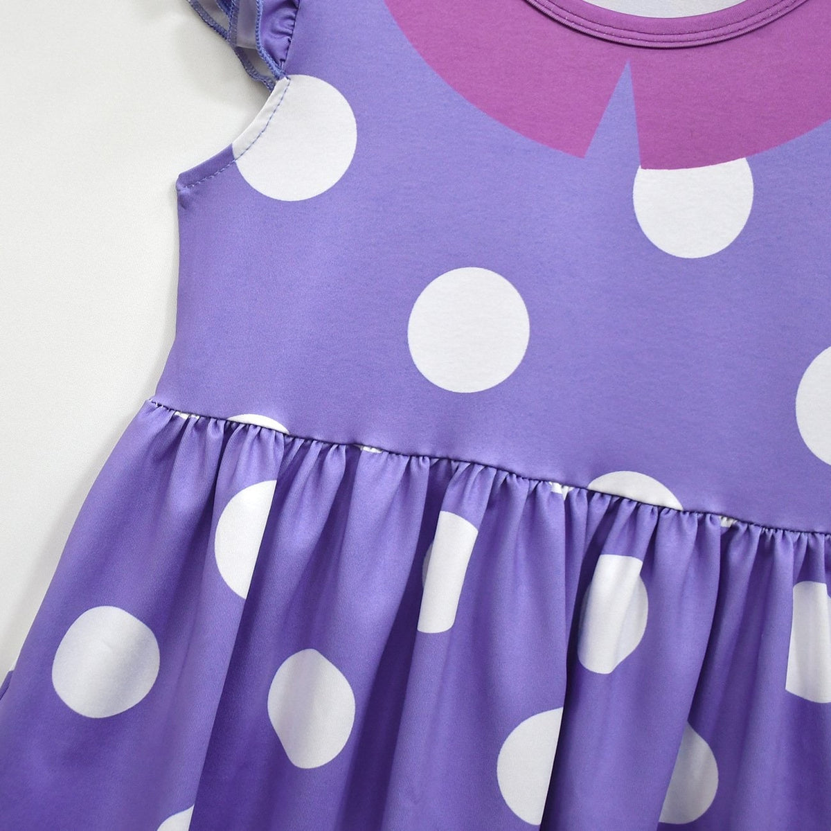 Charming Polka Dot Dress for Kids' Halloween Fun
