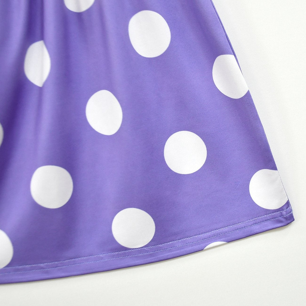 Charming Polka Dot Dress for Kids' Halloween Fun