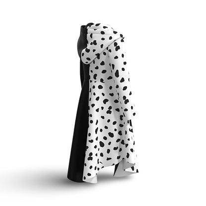 Daring Dalmatian-Inspired Costume Dress for Kids' Halloween Fun