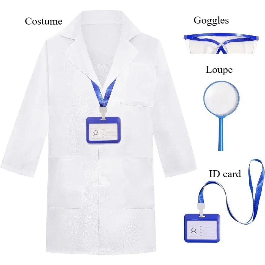 Children's Medical Professional Costume with Lab Coat Set