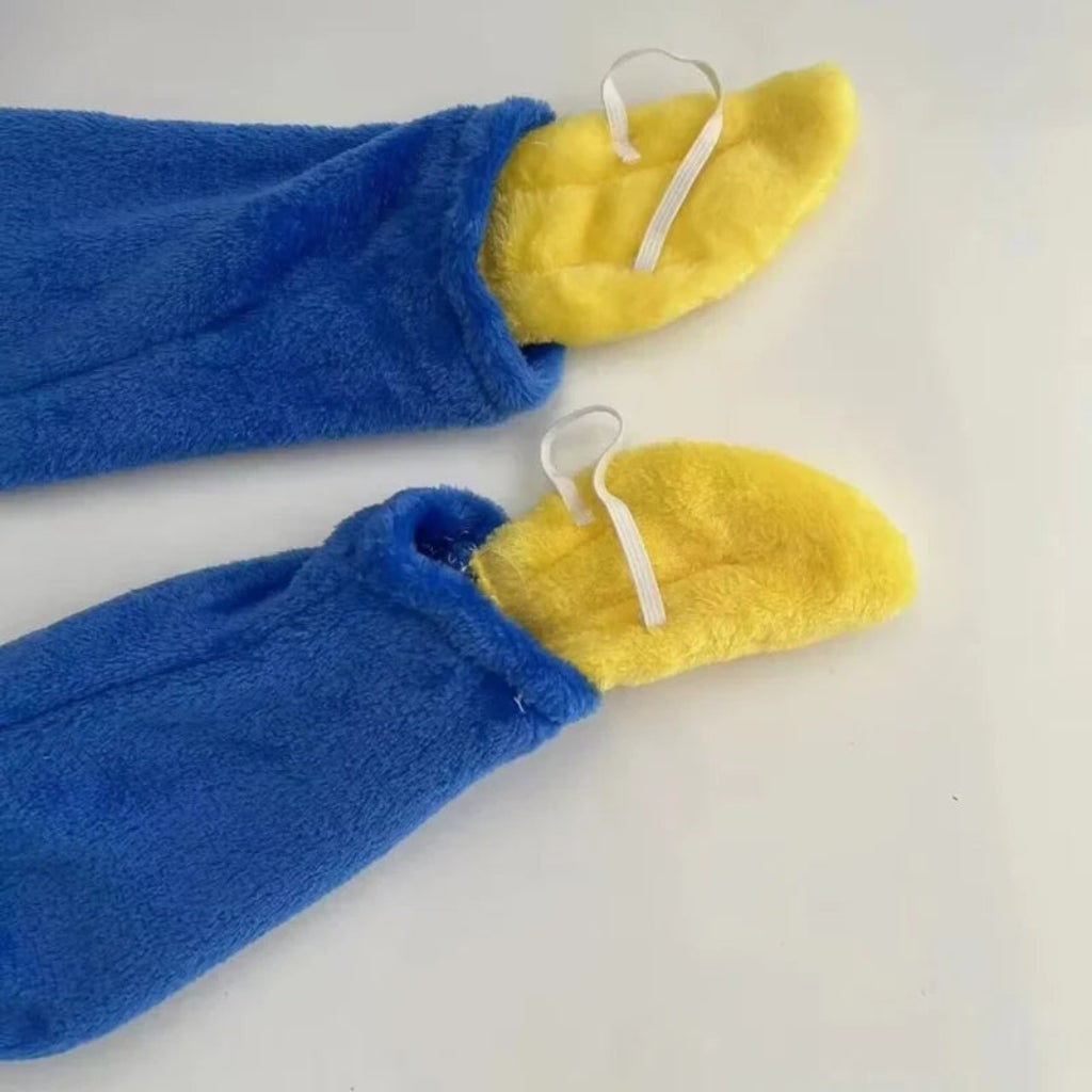 Cozy Monster Jumpsuit for Kids – Plush Halloween Costume with Hood