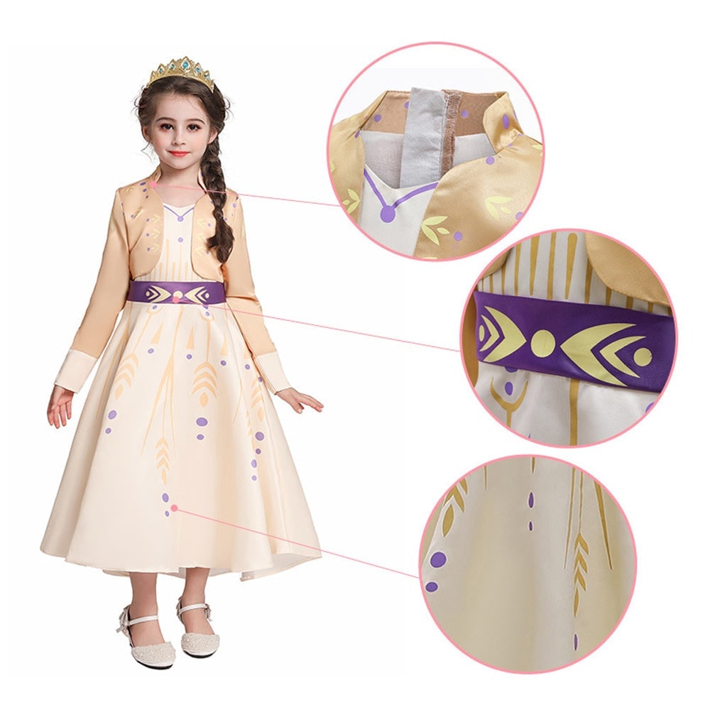 Enchanting Long Sleeve Fairy Princess Dress for Girls