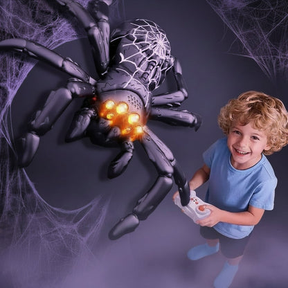 Creepy Crawling Remote Control Spider with LED Glow