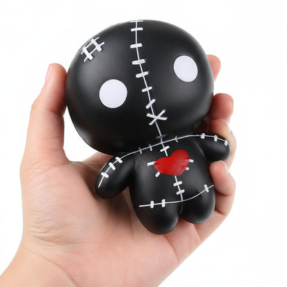 Charming Halloween Squishy Stress Relief Toy with Voodoo Design