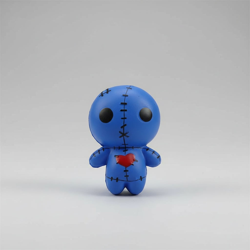 Charming Halloween Squishy Stress Relief Toy with Voodoo Design