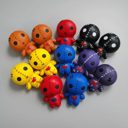 Charming Halloween Squishy Stress Relief Toy with Voodoo Design
