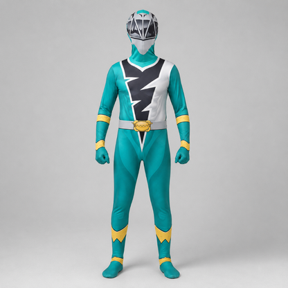 Dynamic Lightning Bolt Superhero Jumpsuit for Kids