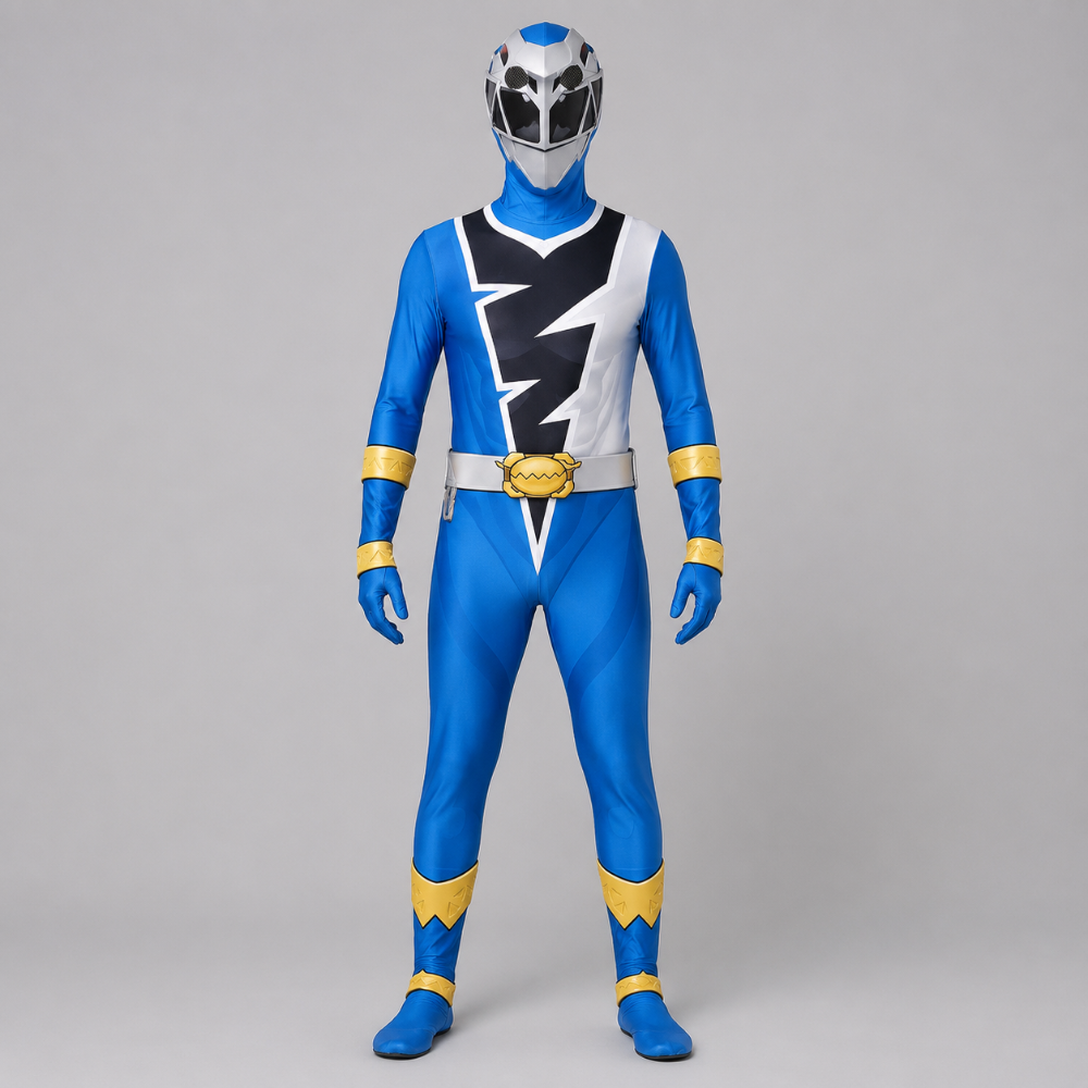 Dynamic Lightning Bolt Superhero Jumpsuit for Kids
