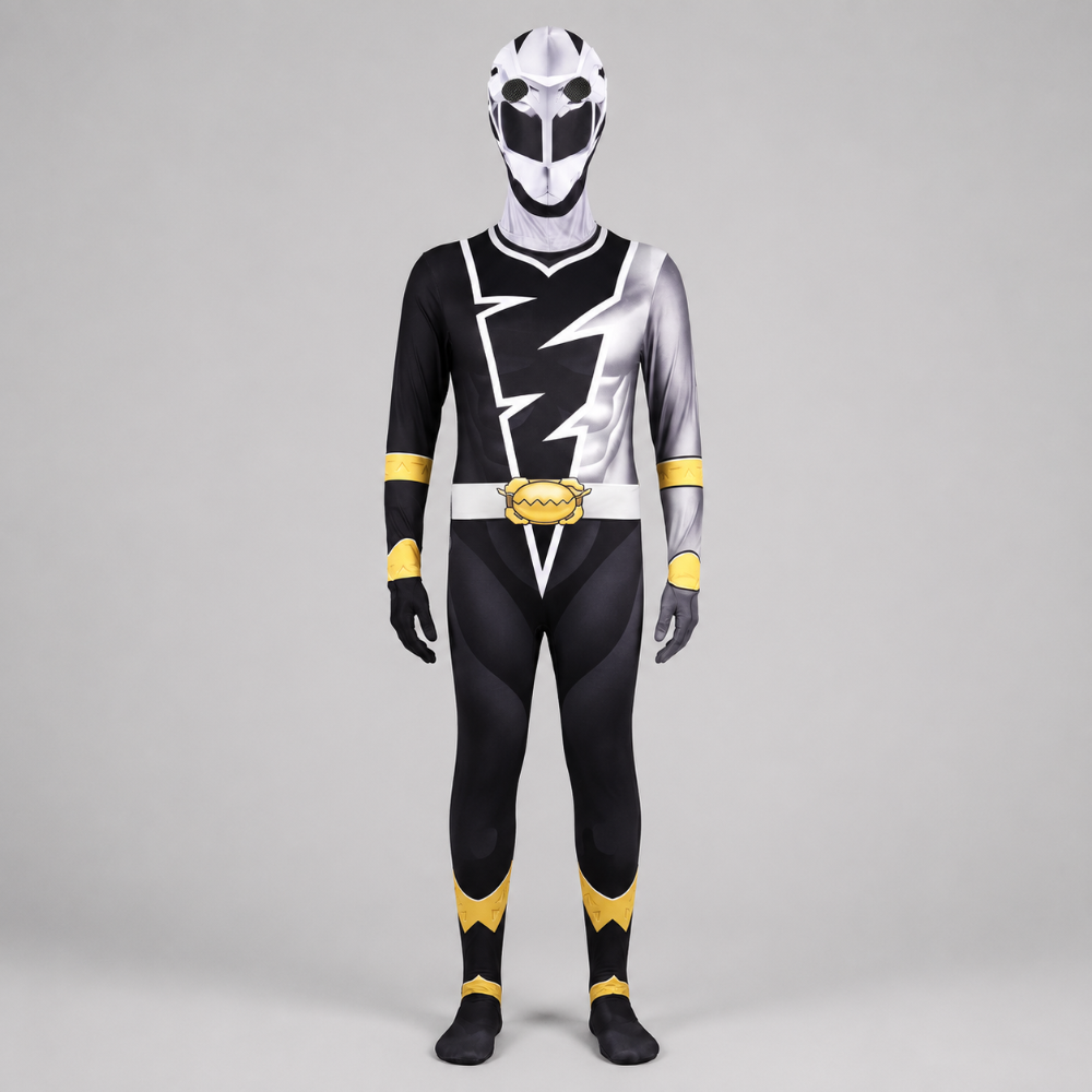 Dynamic Lightning Bolt Superhero Jumpsuit for Kids