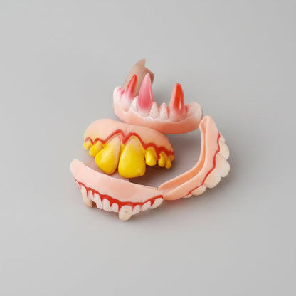 Instant Halloween Transformation with Snap-On Fang Teeth