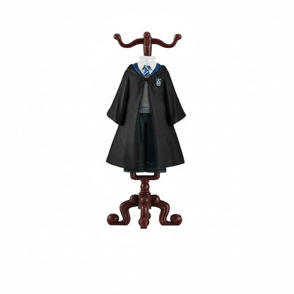 Enchanted Wizard Figurine with School Robe & Display Stand