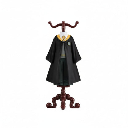 Enchanted Wizard Figurine with School Robe & Display Stand