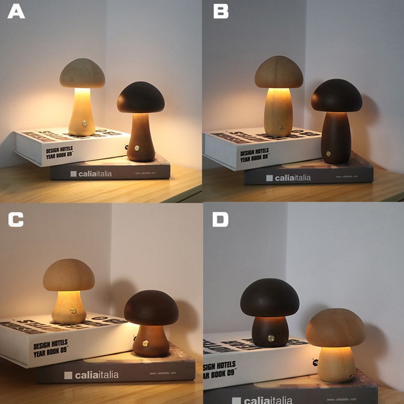 Charming Woodland Night Light with Touch Control for Kids' Rooms