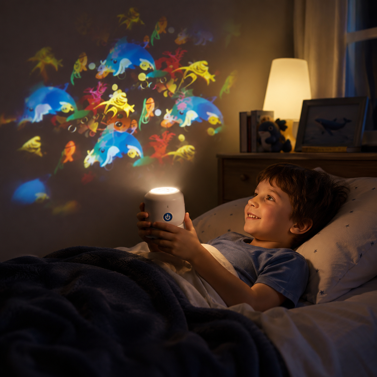 Ocean Wave & Star Light Projector for Kids' Relaxation